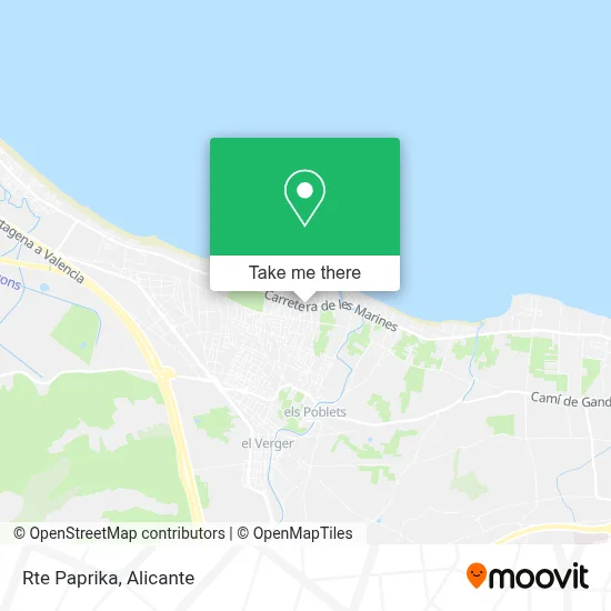 Rte Paprika map
