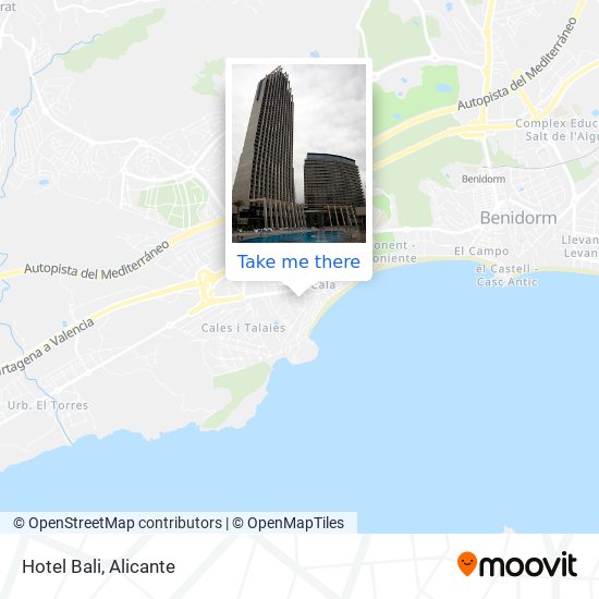 Hotel Bali map