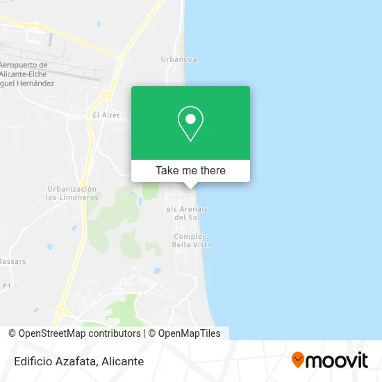 Edificio Azafata map