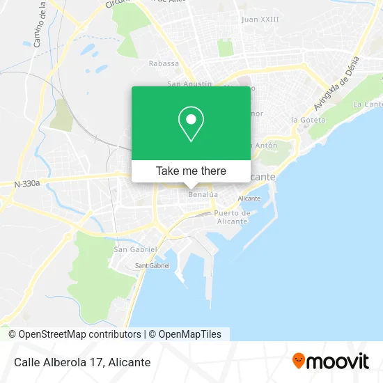Calle Alberola 17 map