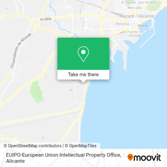 EUIPO-European Union Intellectual Property Office map