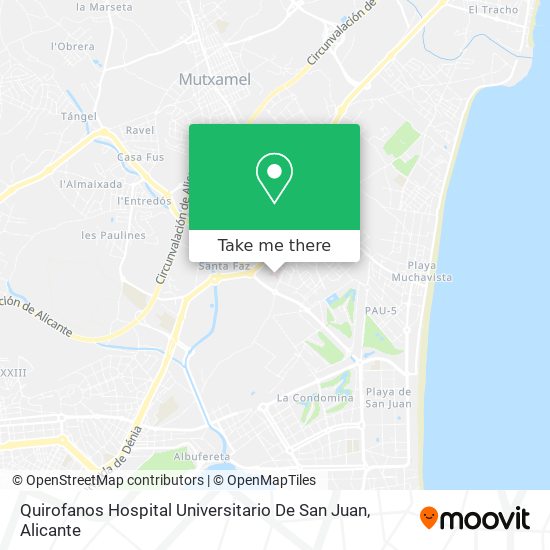 Quirofanos Hospital Universitario De San Juan map