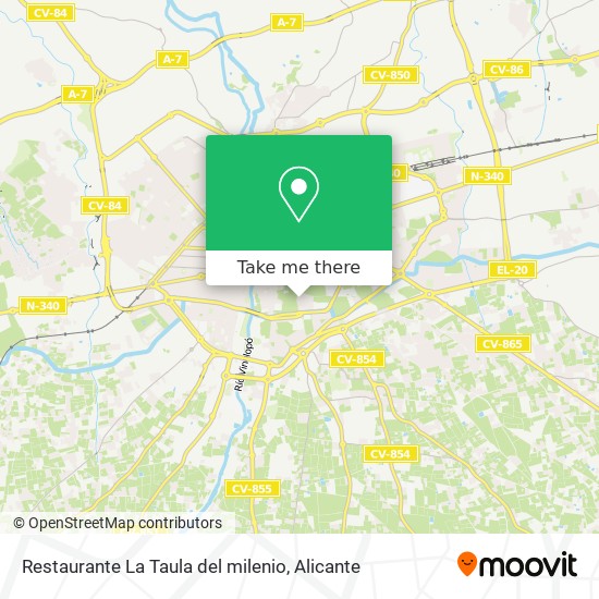 Restaurante La Taula del milenio map