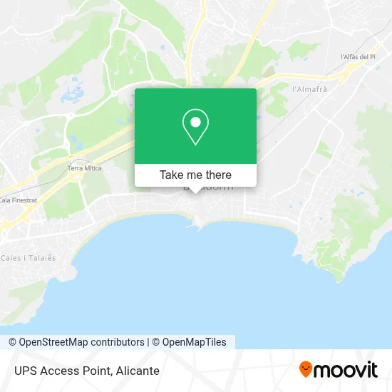 Ups Access Point map