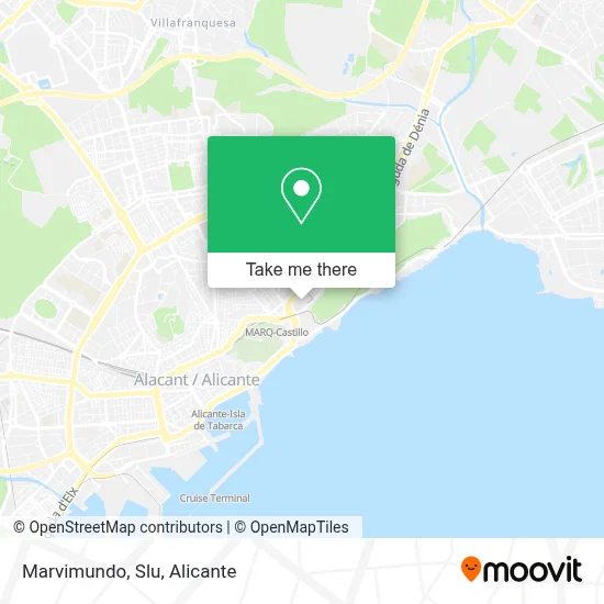 Marvimundo, Slu map