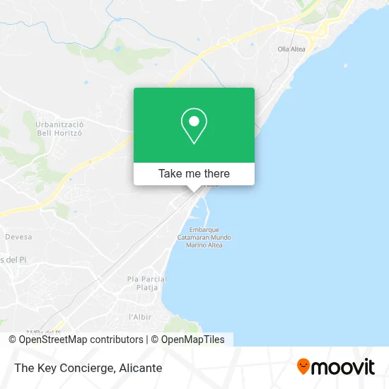 The Key Concierge map