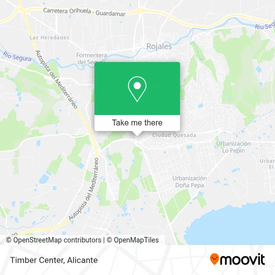 Timber Center map