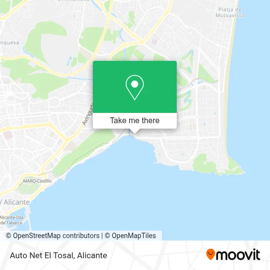 Auto Net El Tosal map