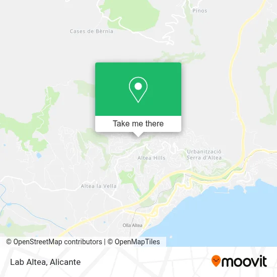 Lab Altea map