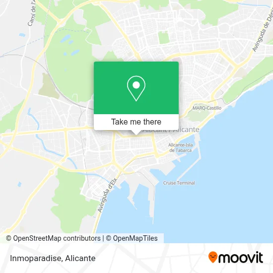 Inmoparadise map