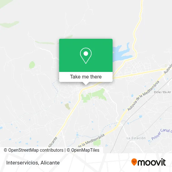 Interservicios map