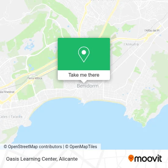 Oasis Learning Center map