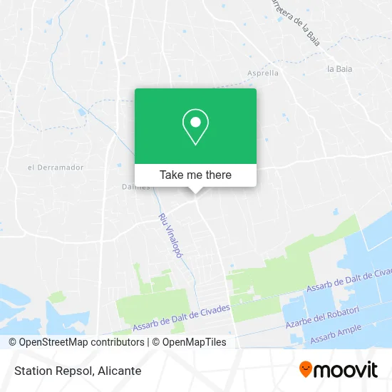 Station Repsol map