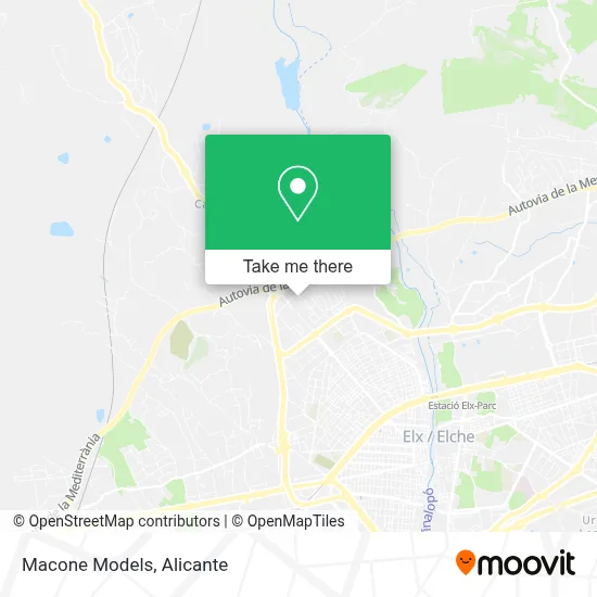 Macone Models map