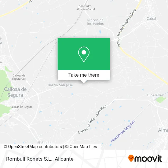 Rombull Ronets S.L. map