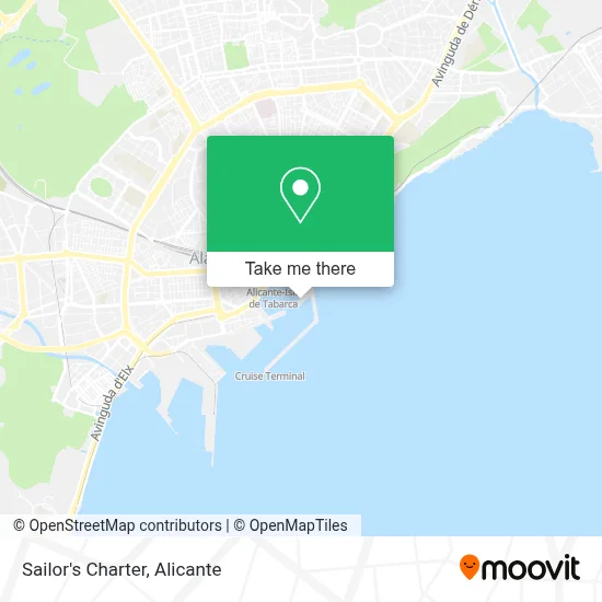 Sailor's Charter map