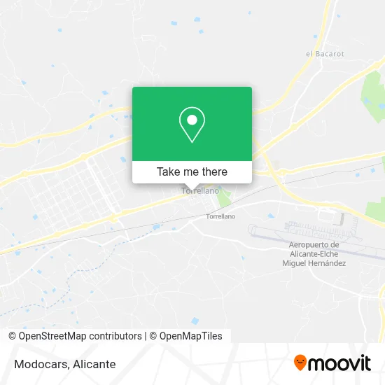 Modocars map