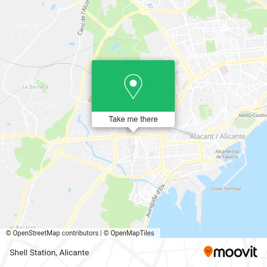 Station Shell map
