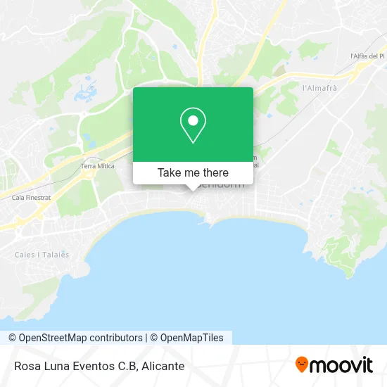 Rosa Luna Eventos C.B map