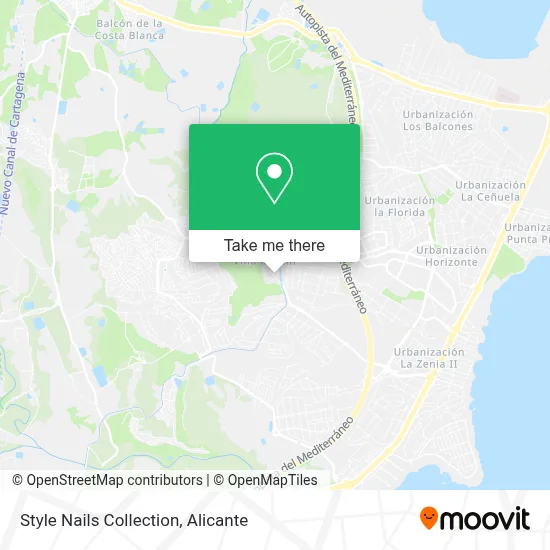 Style Nails Collection map