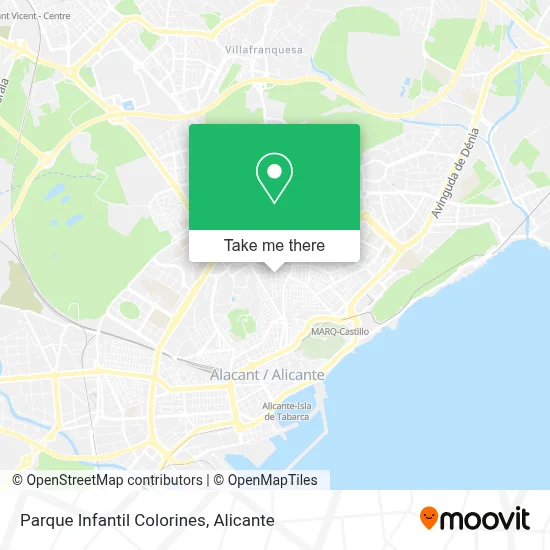 Parque Infantil Colorines map