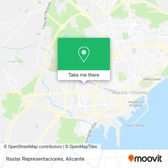Raslar Representaciones map