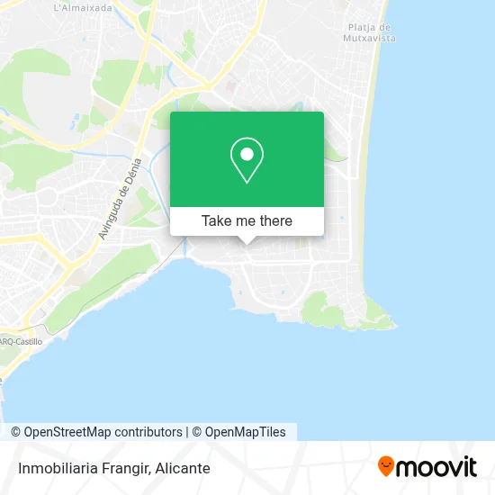 Inmobiliaria Frangir map