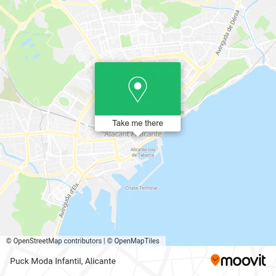 Puck Moda Infantil map