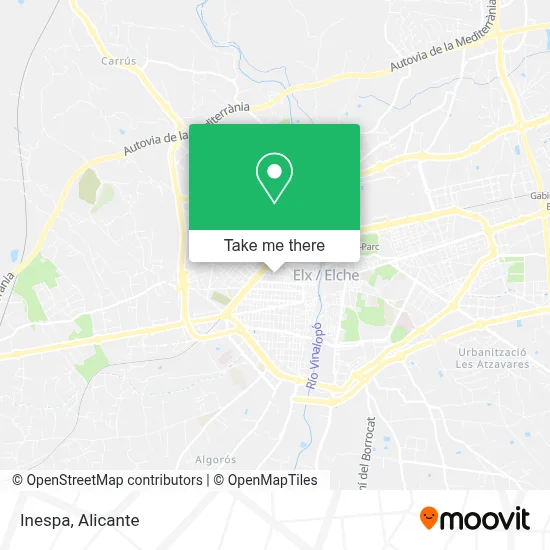 Inespa map