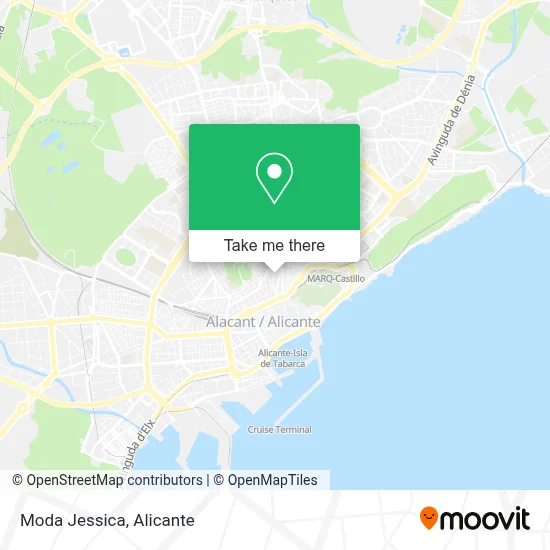 Moda Jessica map