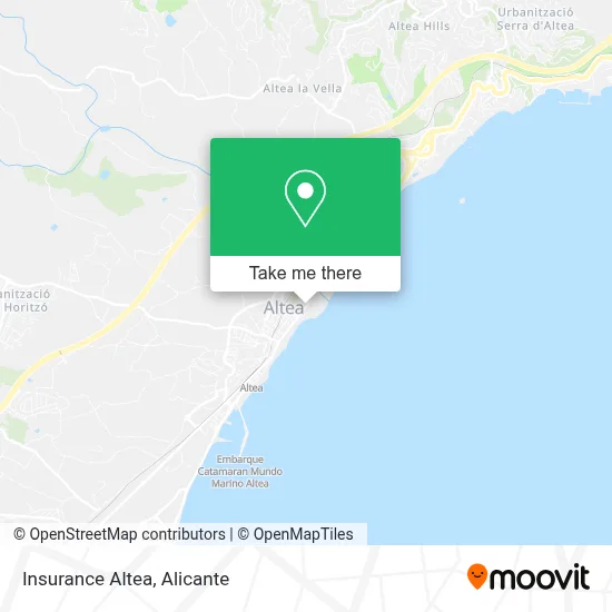 Insurance Altea map