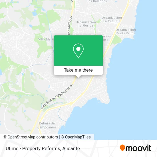 Utime - Property Reforms map