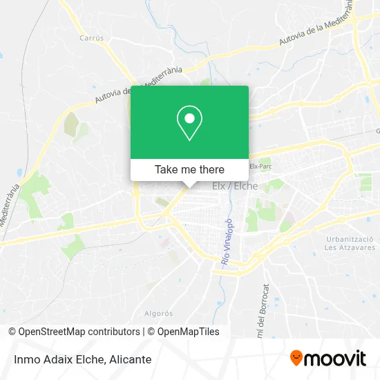 Inmo Adaix Elche map