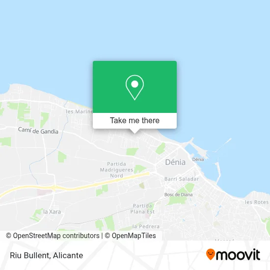 Riu Bullent map