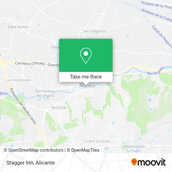 Stagger Inn map