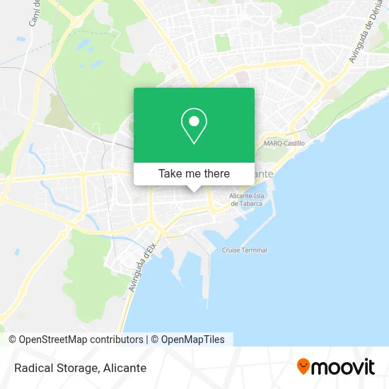 Radical Storage map