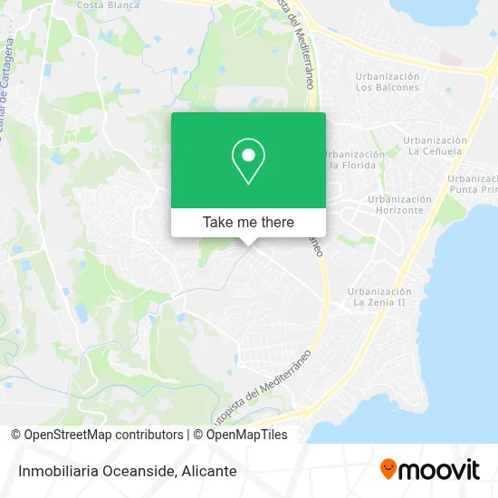 Inmobiliaria Oceanside map