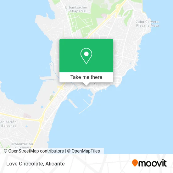 Love Chocolate map