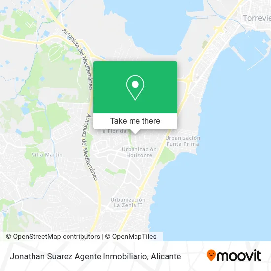 Jonathan Suarez Agente Inmobiliario map