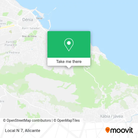 Local N 7 map