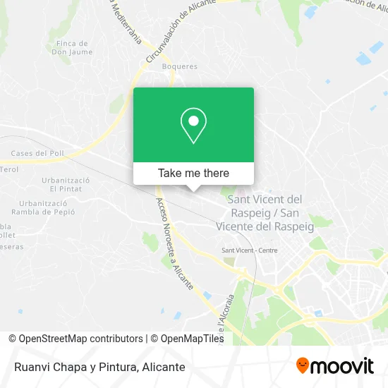 Ruanvi Chapa y Pintura map