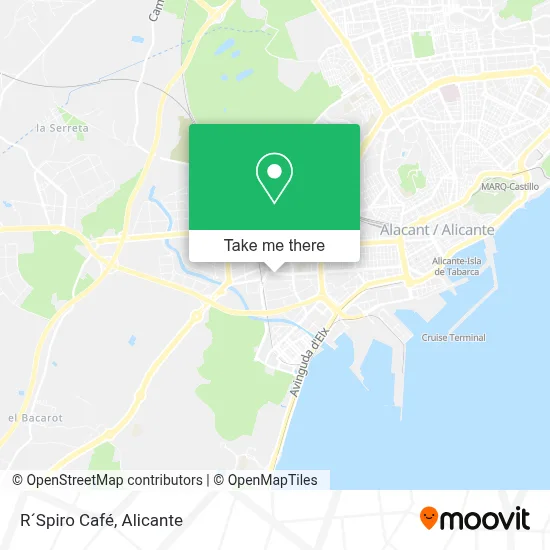 R´Spiro Café map