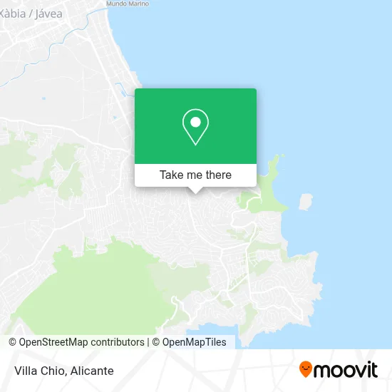 Villa Chio map