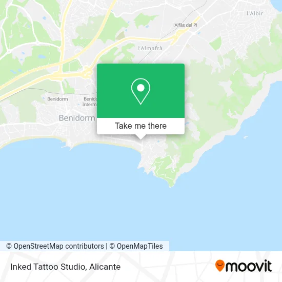 Inked Tattoo Studio map