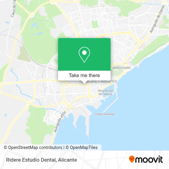 Ridere Estudio Dental map