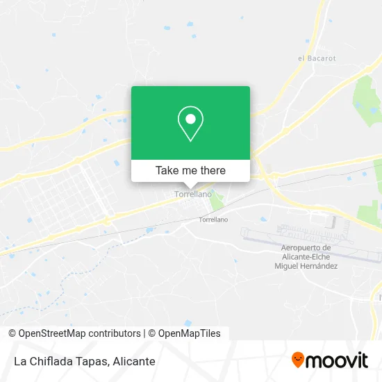 La Chiflada Tapas map
