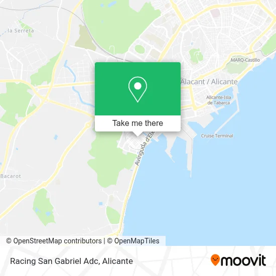 Racing San Gabriel Adc map