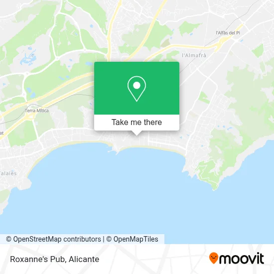 Roxanne's Pub map