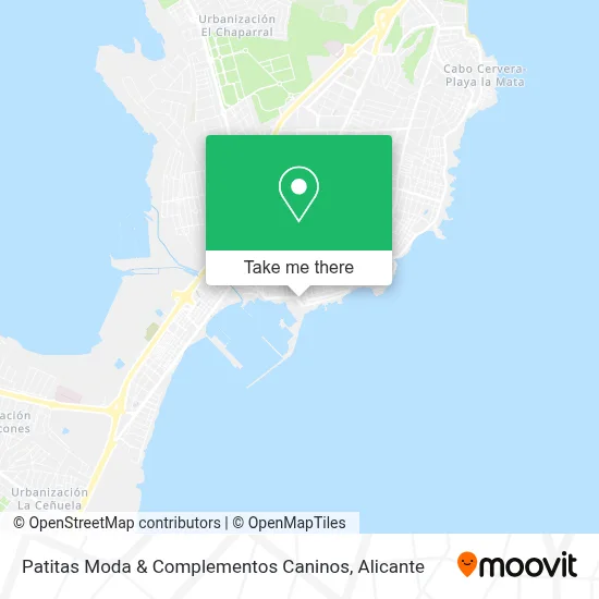 Patitas Moda & Complementos Caninos map
