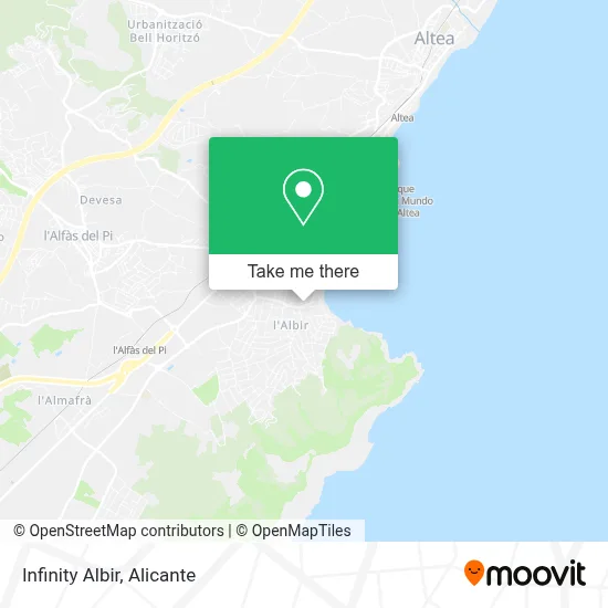 Infinity Albir map